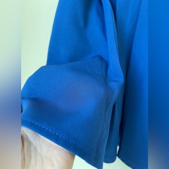 Princess Polly Pleated Blue Mini Skirt Size 4 - Picture 5 of 9